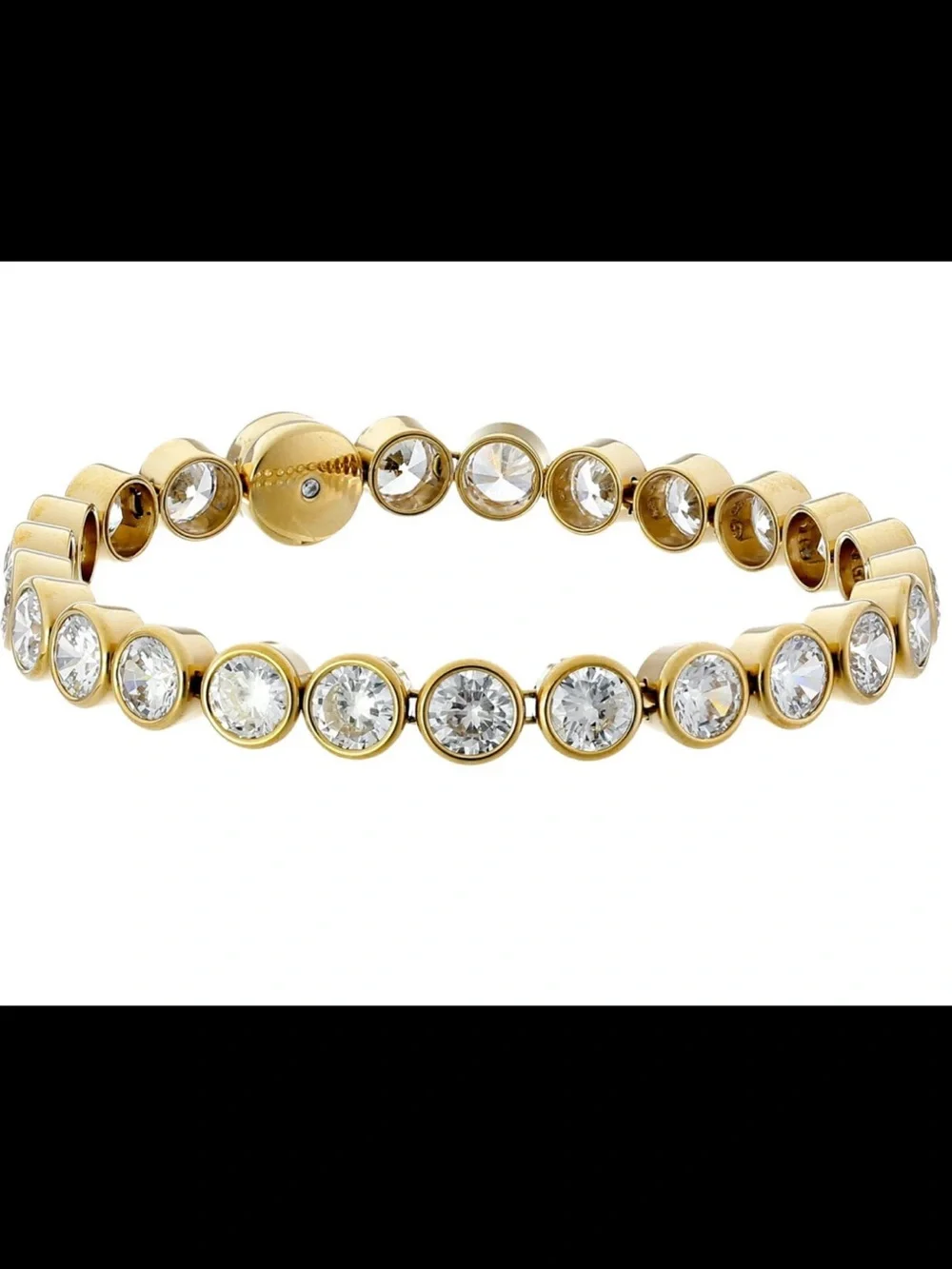 Authentic Michael Kors Gold Park
Avenue Tennis Crystal Bracelet - Picture 6 of 6